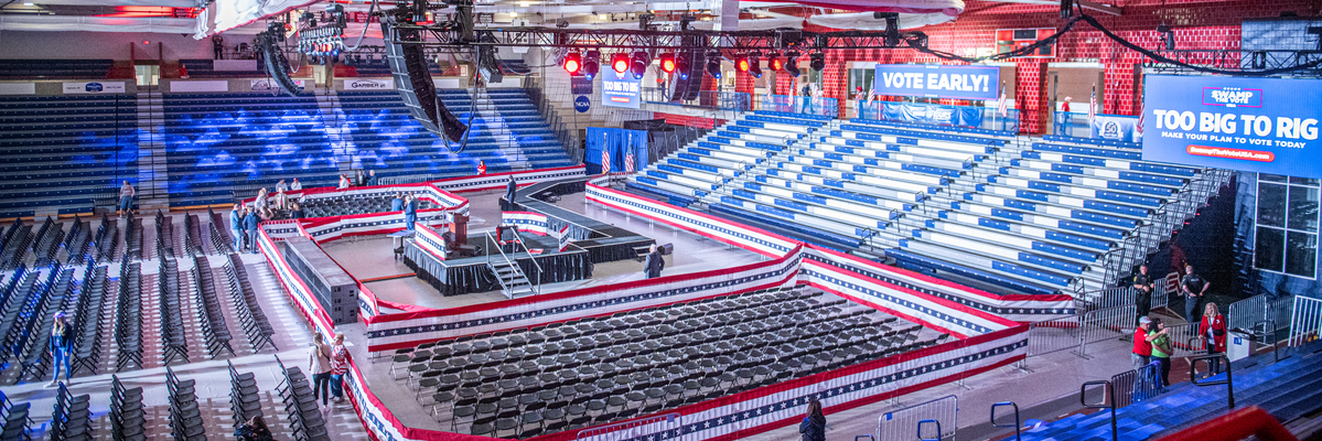 Red, White and Blue Picture of Arena